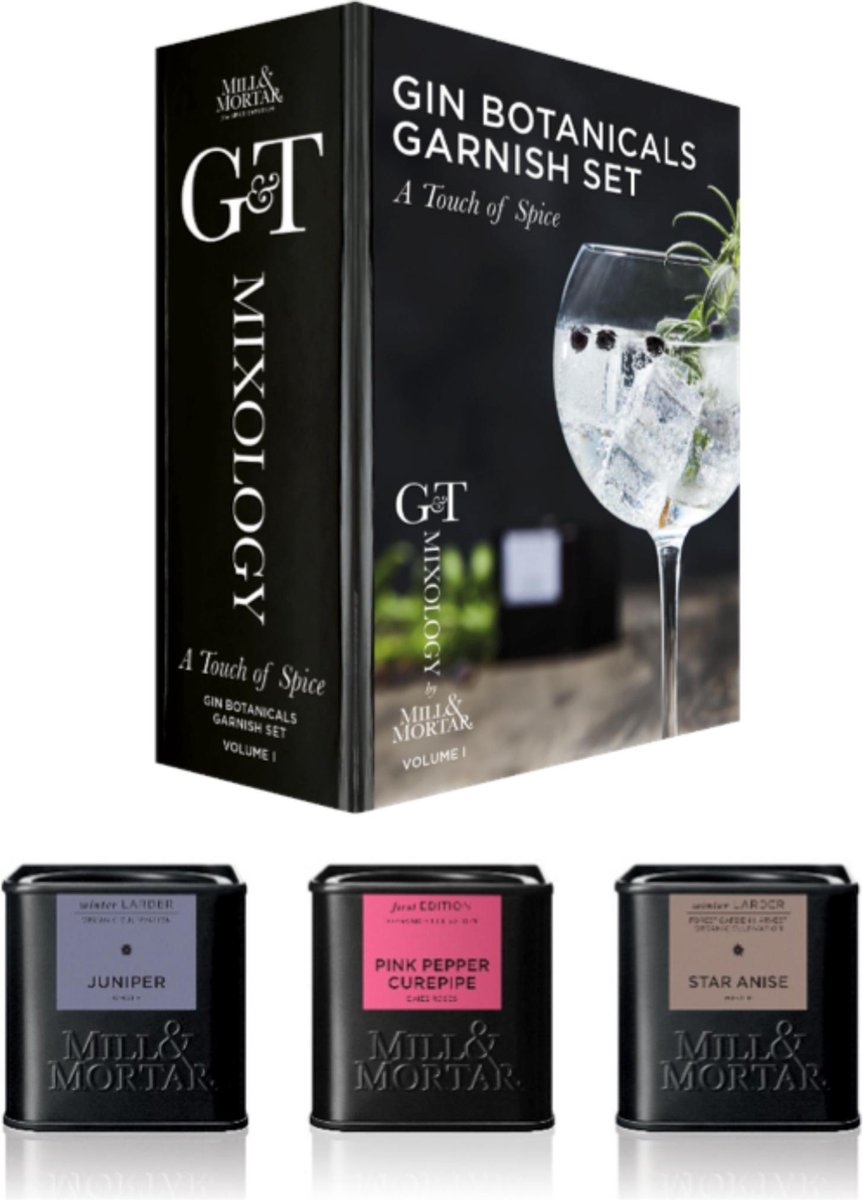 Gin Tonic épices kit  5 botanicals naturelles pour Cocktails