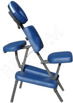 Ergonomische stoel voor massage of tattoo - Behandelstoel - Massagestoel - blauw - met draagtas