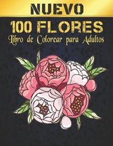 100 Flores Libro de Colorear Adultos