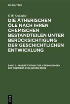 Sauerstoffhaltige Verbindungen Der Hydriert-Cyklischen Reihe