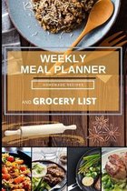 Weekly Meal Planner And Grocery List