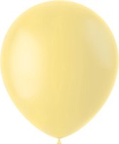 Folat - ballonnen Powder Yellow Mat 33 cm - 10 stuks