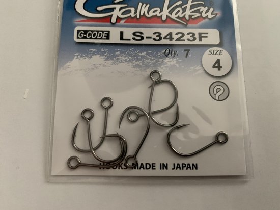 Gamakatsu LS-3423F - size 4 - 1.8 cm van Gamakatsu — afbeelding 2