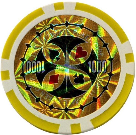 Thumbnail van een extra afbeelding van het spel Miadomodo Pokerset - Pokerkoffer met Poker Fiches - Poker - Pokerset 300 Chips - Zwart