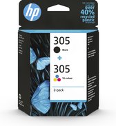 HP 305 - Originele Ink cartridge - 2-pack kleur en zwart