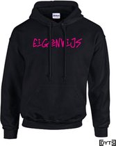 Hoodie | Karakter | Eigenwijs | 01 - L, fluor pink