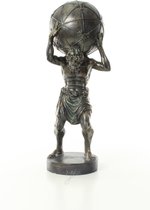 Beeldje - beeld van Atlas - resin - 41,9cm hoog