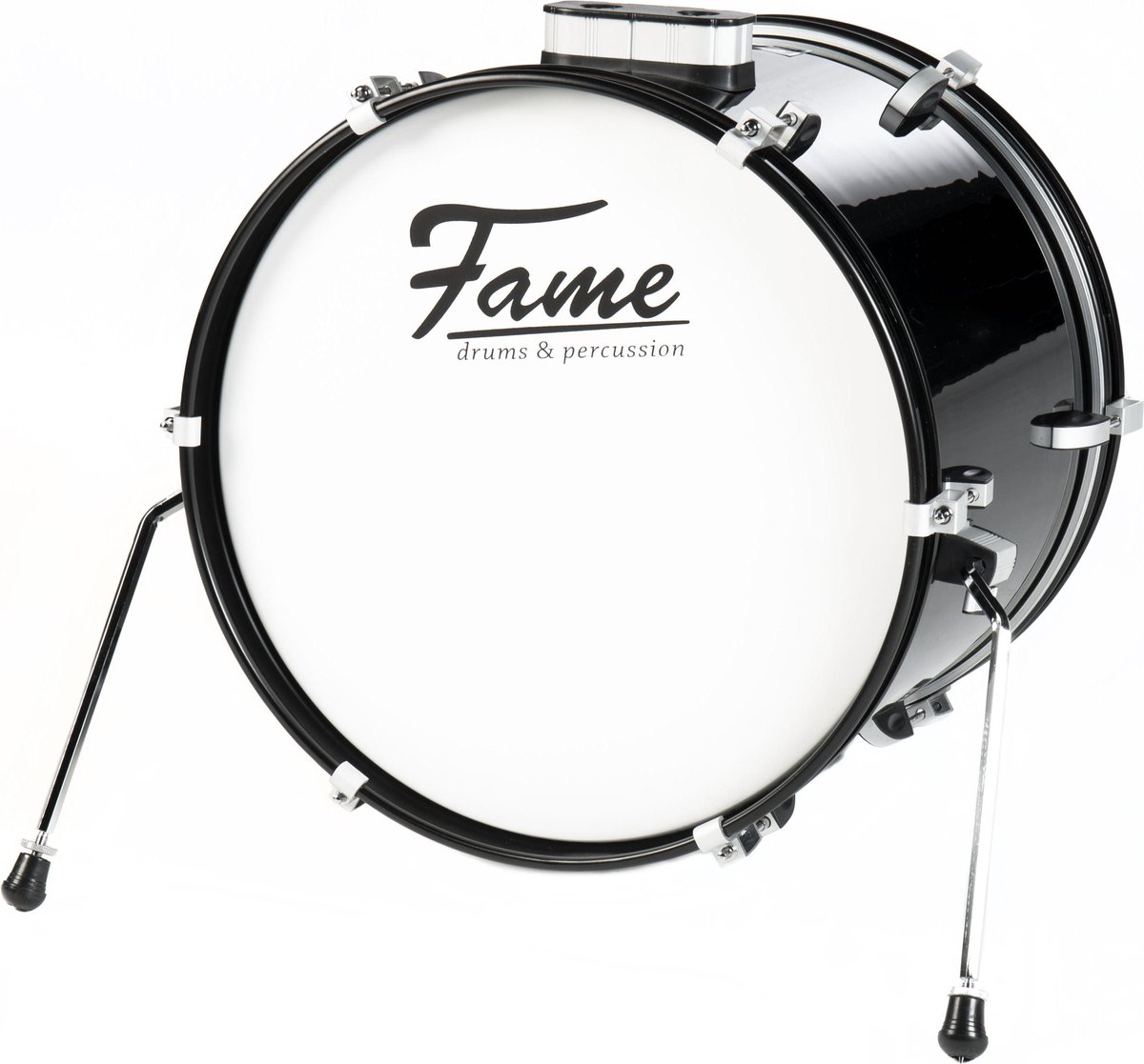 Fame First Step Bass Drum 18"x14" Piano Black Bass drum