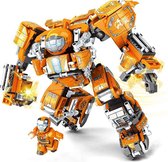 DW4Trading Transformer new heroes steel mecha goud 610 stuks technics compatibel met grote merken