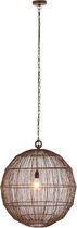 J-Line Lamp Hangend Bol Draad Metaal Roest Large