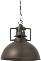 J-Line Hanglamp Industrieel Metaal Grijs