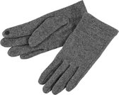 About Accessories - Dames handschoenen van wol met touchvingers - Winter - Grijs