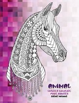 Livres a colorier pour adultes - 2ieme volume - Animal
