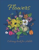 Flowers Coloring Book For Adults