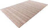 Lalee Palma Vloerkleed Superzacht Dropstitch Tapijt Karpet gestreept uni laagpoolig - 120x170 cm - beige