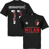 AC Milan Ibrahimovic 11 Gallery Team T-Shirt - Zwart - S