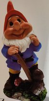 Tuinkabouter 21 cm oranje muts