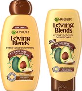 Garnier Loving Blends Avocado Olie en Karité Boter Shampoo & Conditioner Pakket