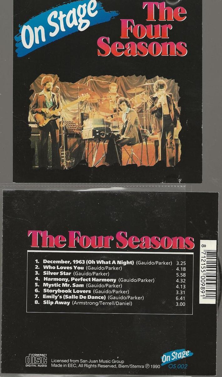 The Four Seasons On Stage