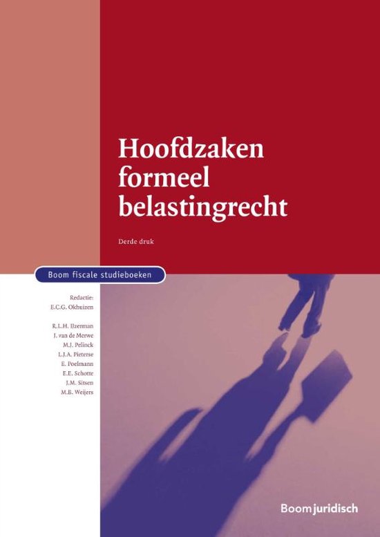 Boom fiscale studieboeken  -   Hoofdzaken formeel belastingr ... - cover