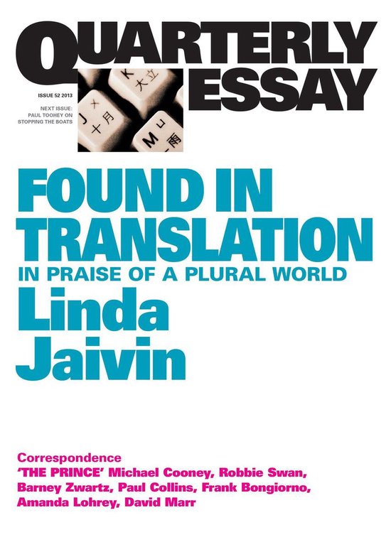 Quarterly Essay 52 Found in Translation - cover