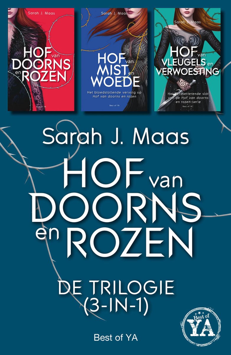 Omslag van Hof van doorns en rozen - Hof van doorns en rozen - De trilogie (3-in-1)