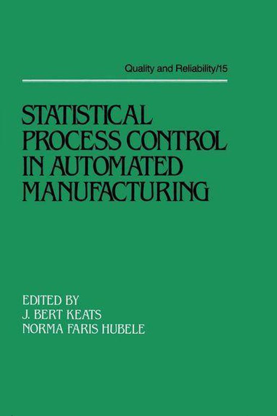 Quality and Reliability - Statistical Process Control in Aut ... - cover