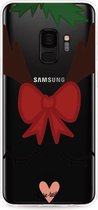 Casetastic Samsung Galaxy S9 Hoesje - Softcover Hoesje met Design - Reindeer Print