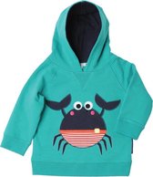 Olive and moss hooded sweatshirt crab 6-12 maanden