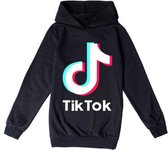 Tik Tok hoodie / tik tok / tik tok hoodie zwart / fleece voering / tik tok hoodie exclusief