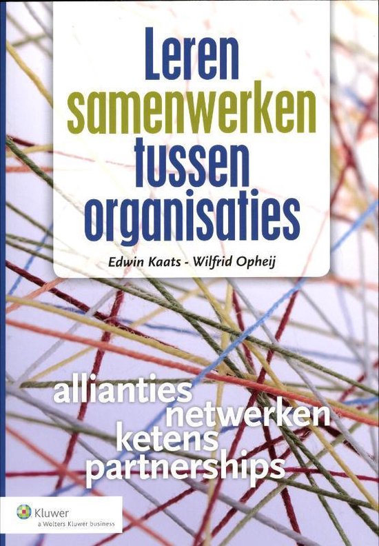 Leren samenwerken tussen organisaties
