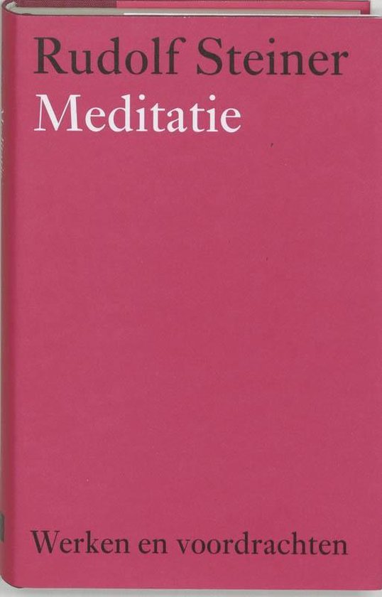 Cover van het boek 'Meditatie' van Rudolf Steiner