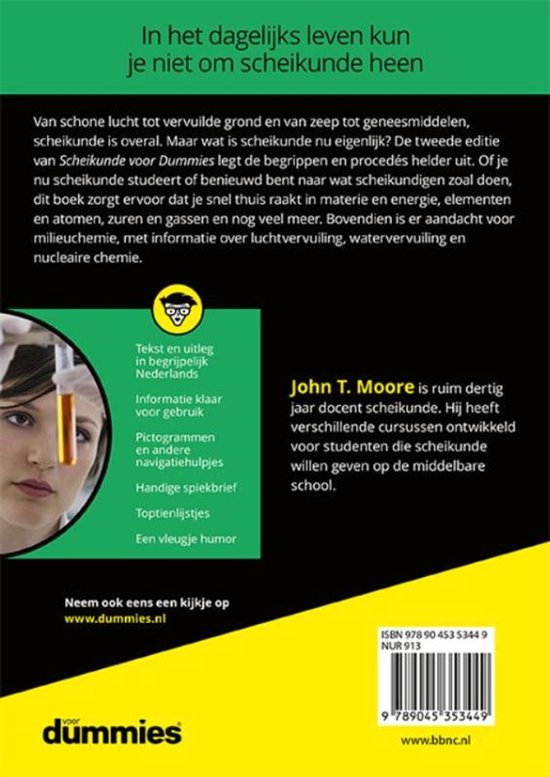 Voor Dummies - Scheikunde voor Dummies, John T. Moore | 9789045353449 ...