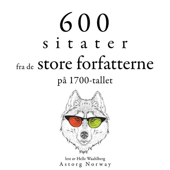 600 sitater fra store forfattere fra 1700-tallet - cover