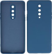 Bestcases 2.0mm Dikke Fashion Telefoonhoesje Backcover - Siliconen Hoesje - OnePlus 8 - Navy