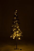 J-Line Kerstboom+Led Plastiek Groen+Sneeuw Small