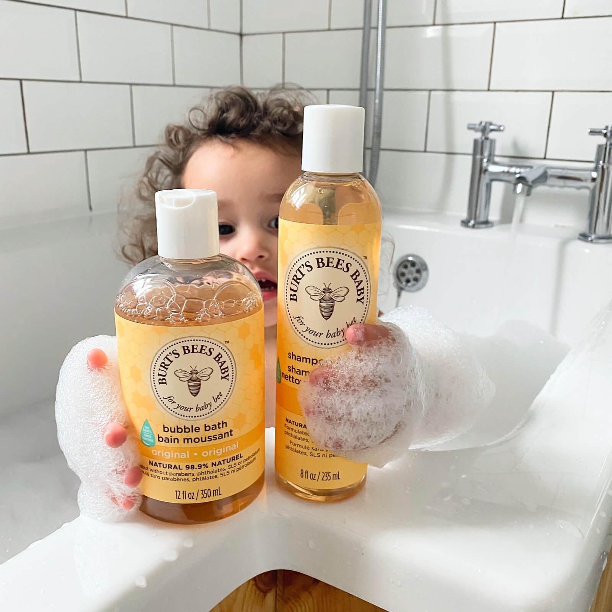 Baby bee bubble bath sales