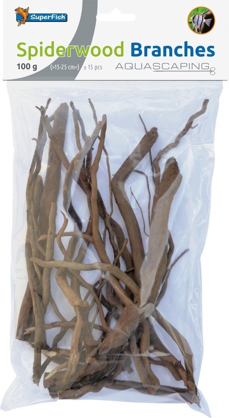 SuperFishSpiderwood – Branch Takken – 100 gram