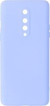 OnePlus 8 Hoesje Fashion Color Backcover Telefoonhoesje Paars