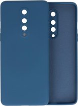OnePlus 8 Hoesje Fashion Color Backcover Telefoonhoesje Navy