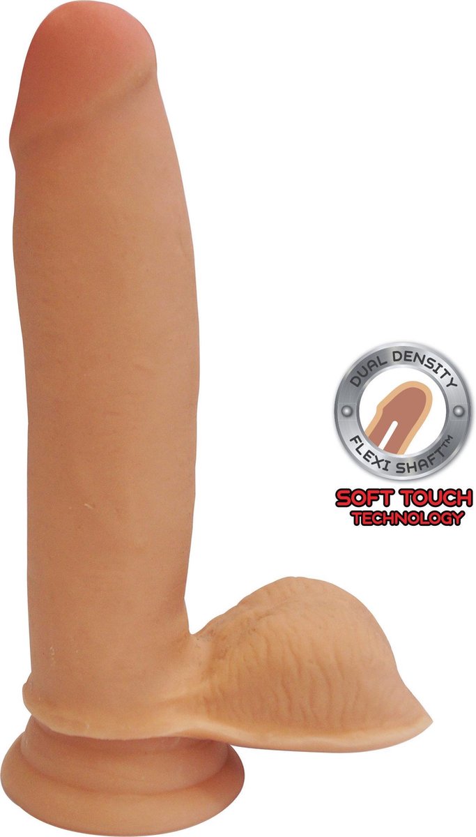 Dual Density Dildo 7inch Balls