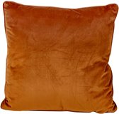 Oneiro's Luxe Velvet Sierkussen BRULO Cognac/Bruin - 45 x 45 cm - sierkussens - polyester - luipaard - interieur - kussens woonkamer - kussens - woonaccessoires - sierkussens groen