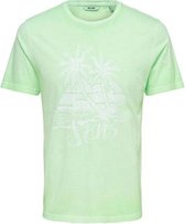 ONLY & SONS - PIMMIT SS NEON - Green Gecko - Mannen - Maat XXL