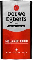 Koffie Douwe Egberts snelfiltermaling Melange Rood 500gr - 6 stuks