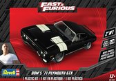 Revell - Fast & Furious - Dom's '71 Plymouth GTX - schaal 1:24 - kit