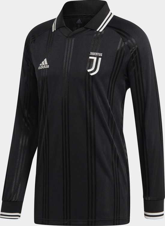 Adidas - Juventus - Maillot de foot Icons - Manches longues - Zwart/ Wit -  Taille S | bol