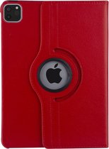 Apple iPad Pro 11 inch 2020 Rood Book Case Tablethoes - 360 graden draaibaar