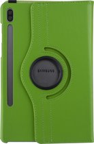 Samsung Tab S6 Groen Book Case Tablethoes - 360 graden draaibaar