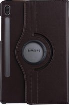 Samsung Tab S6 Bruin Book Case Tablethoes - 360 graden draaibaar