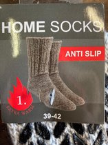 ABS huissokken - Home socks - antislip 39-42 EXTRA WARM PREMIUM